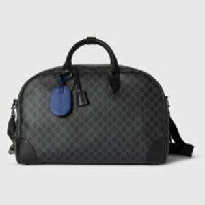 Gucci GG Emblem Duffle Bag Black